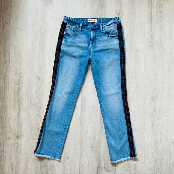 DRIFTWOOD Colette Cropped Denim Jeans Blue Sz 26 - Picture 14 of 15